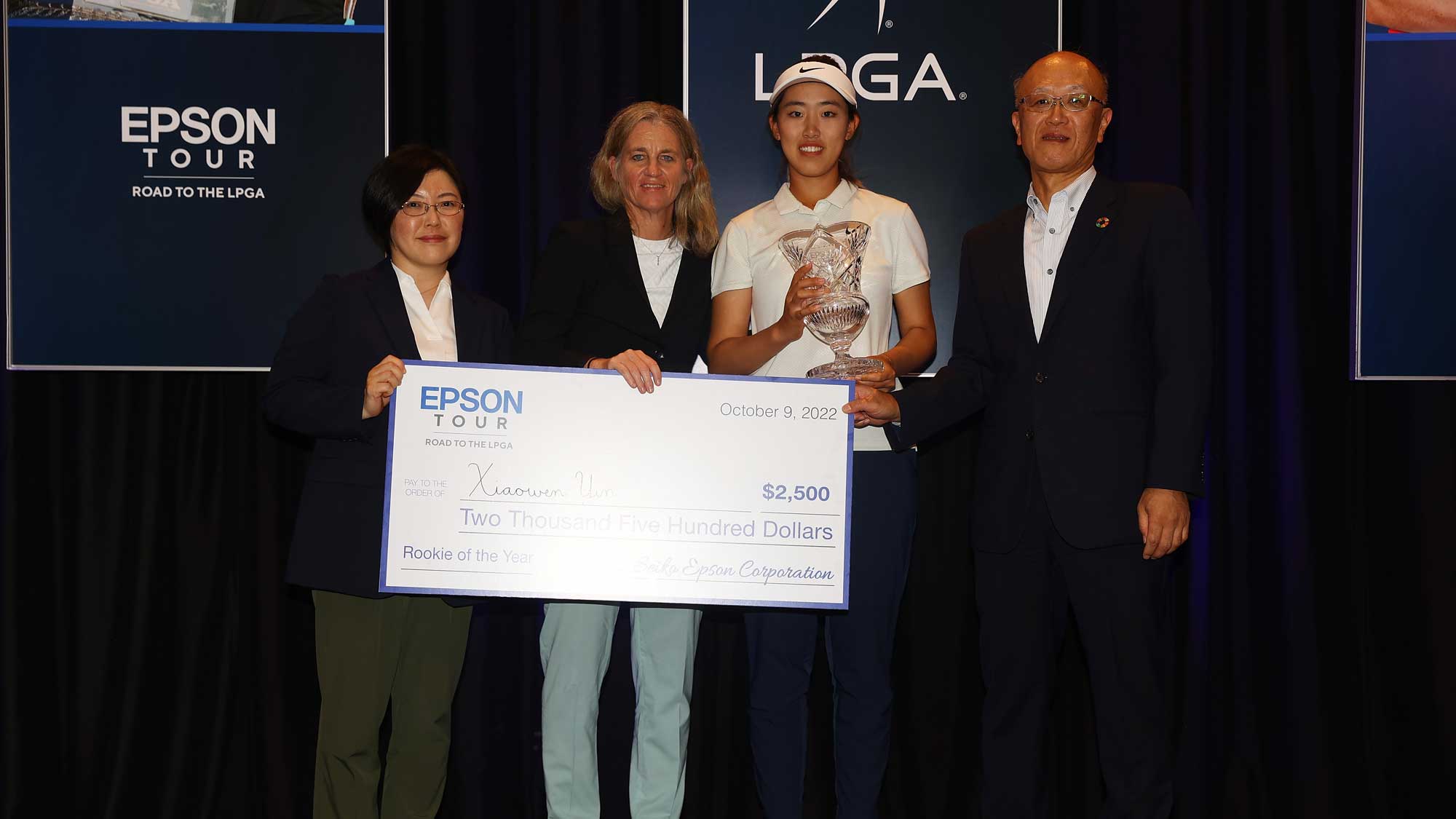 YIN SMASHES ANOTHER EPSON TOUR RECORD Epson Tour