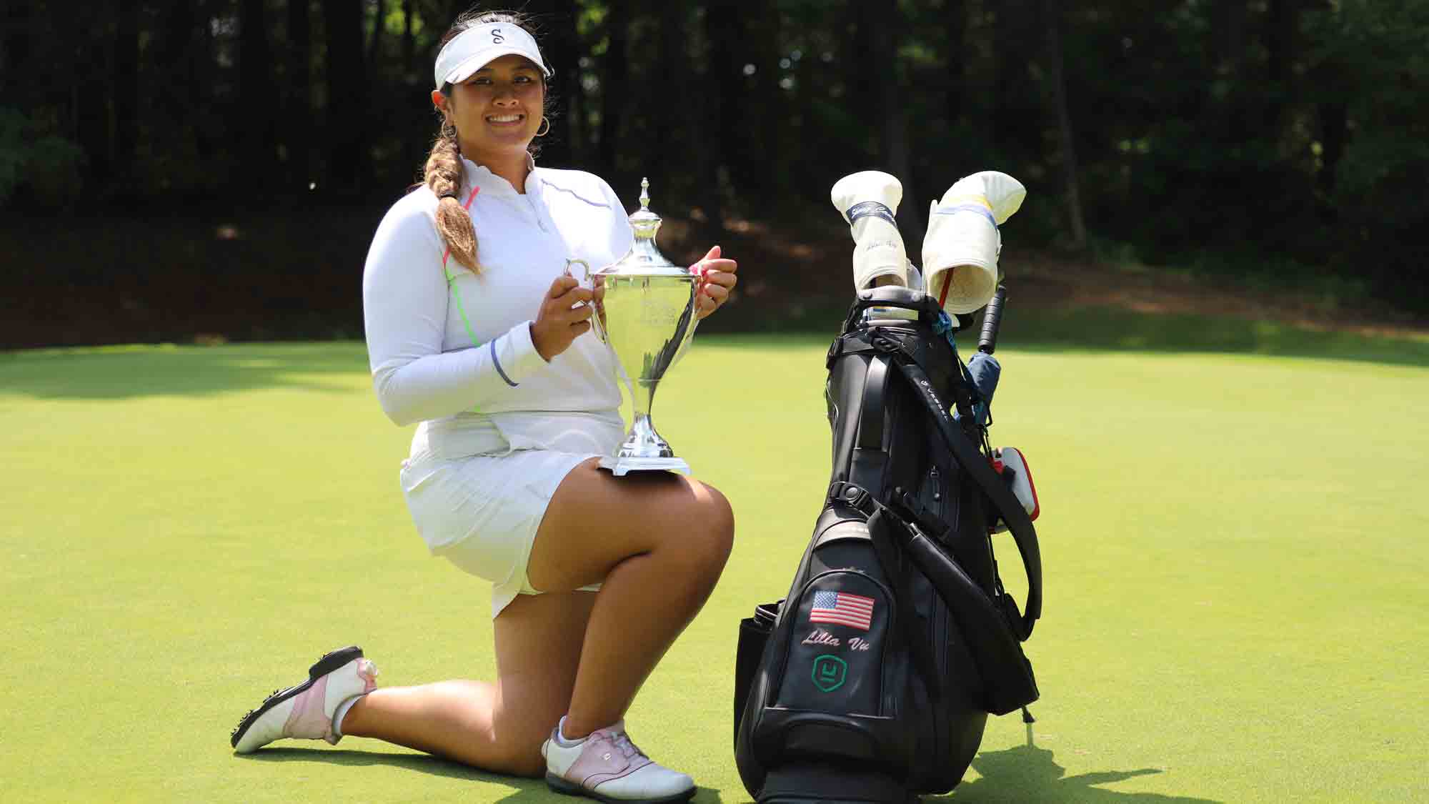 Lilia Vu during the final round of the Twin Bridges Championship