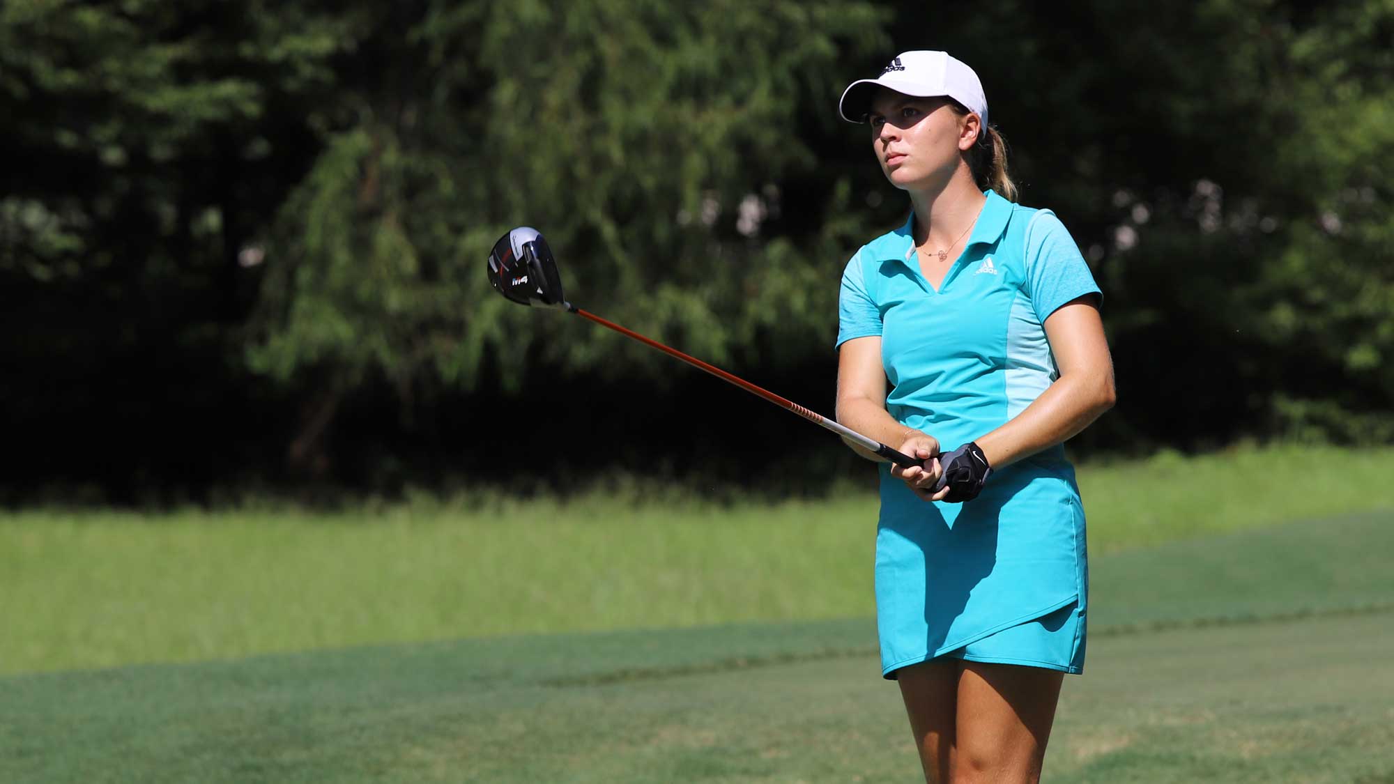 Morgane Mextraux during the second round of the Murphy USA El Dorado Shootout