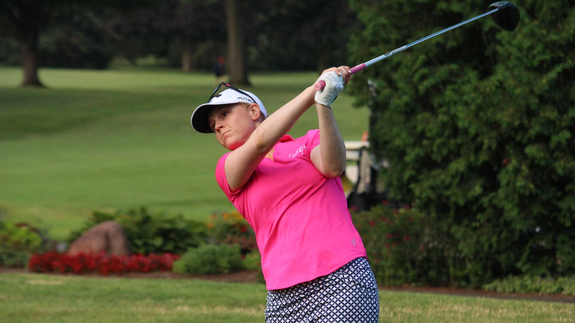 Madison Pressel during the opening round of the Firekeepers Casino Hotel Championship