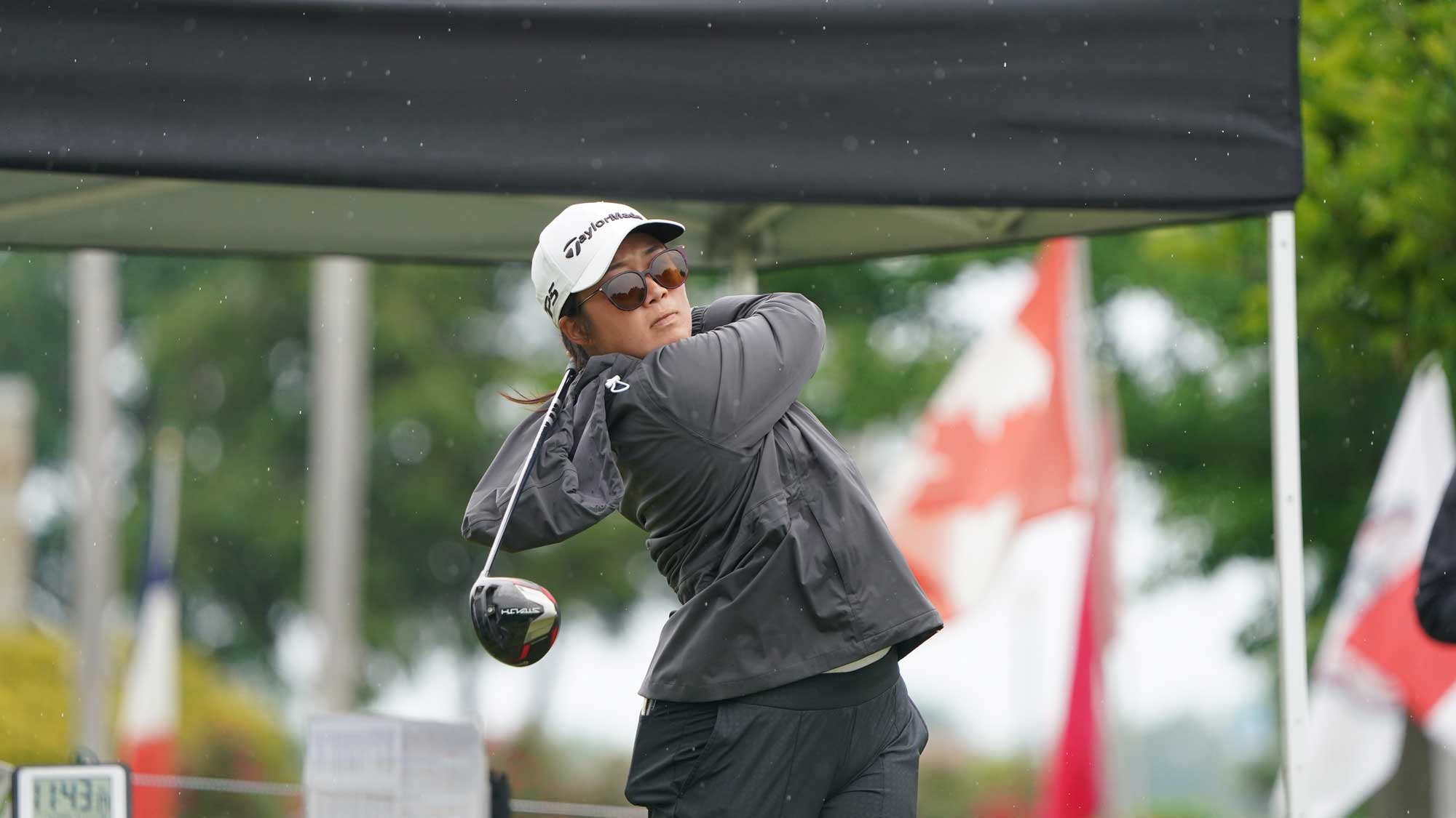 Siyun Liu during the final round of the FireKeepers Casino Hotel Championship