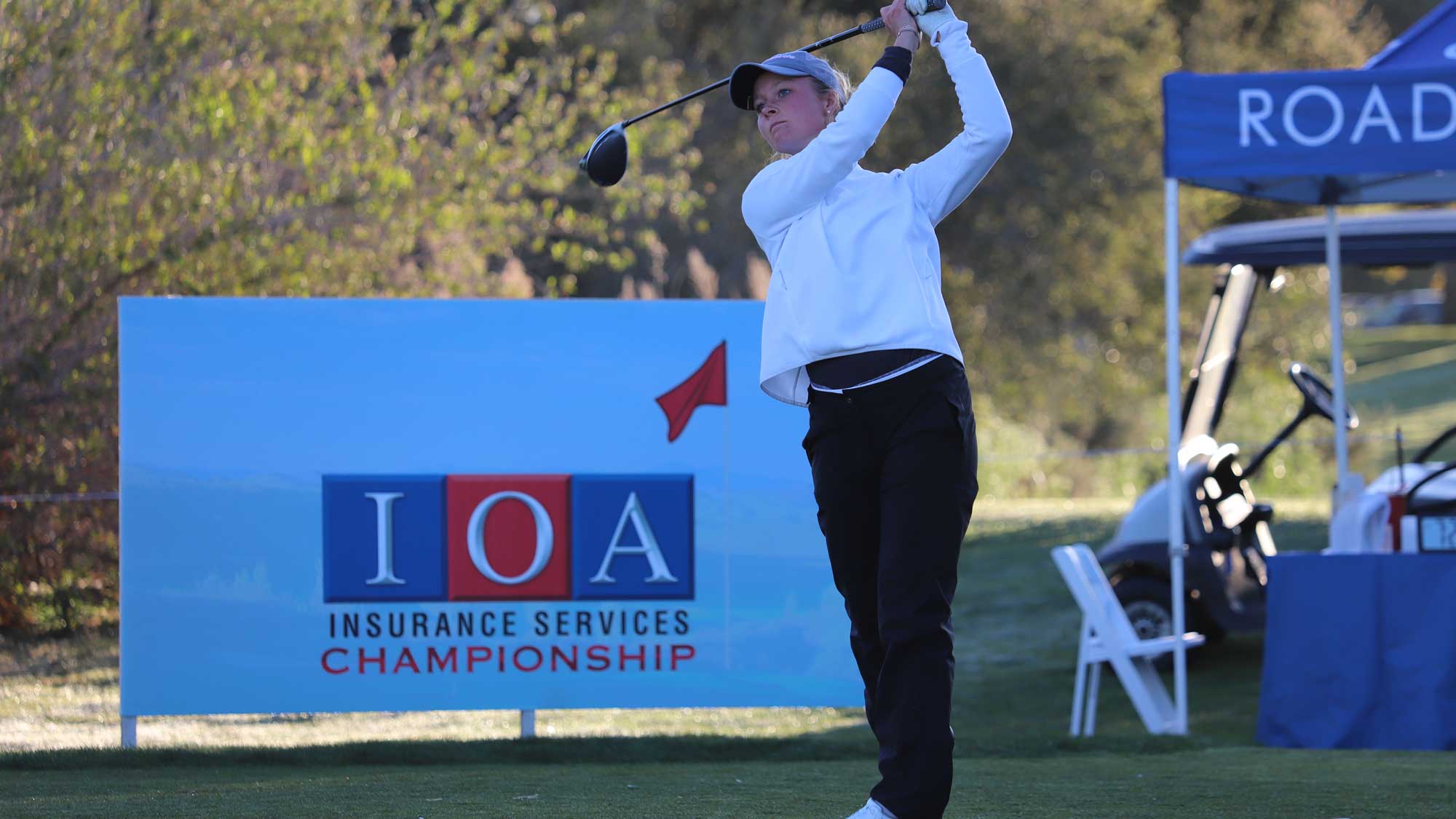 Sophie Hausmann during round 2 of the 2021 IOA Championship