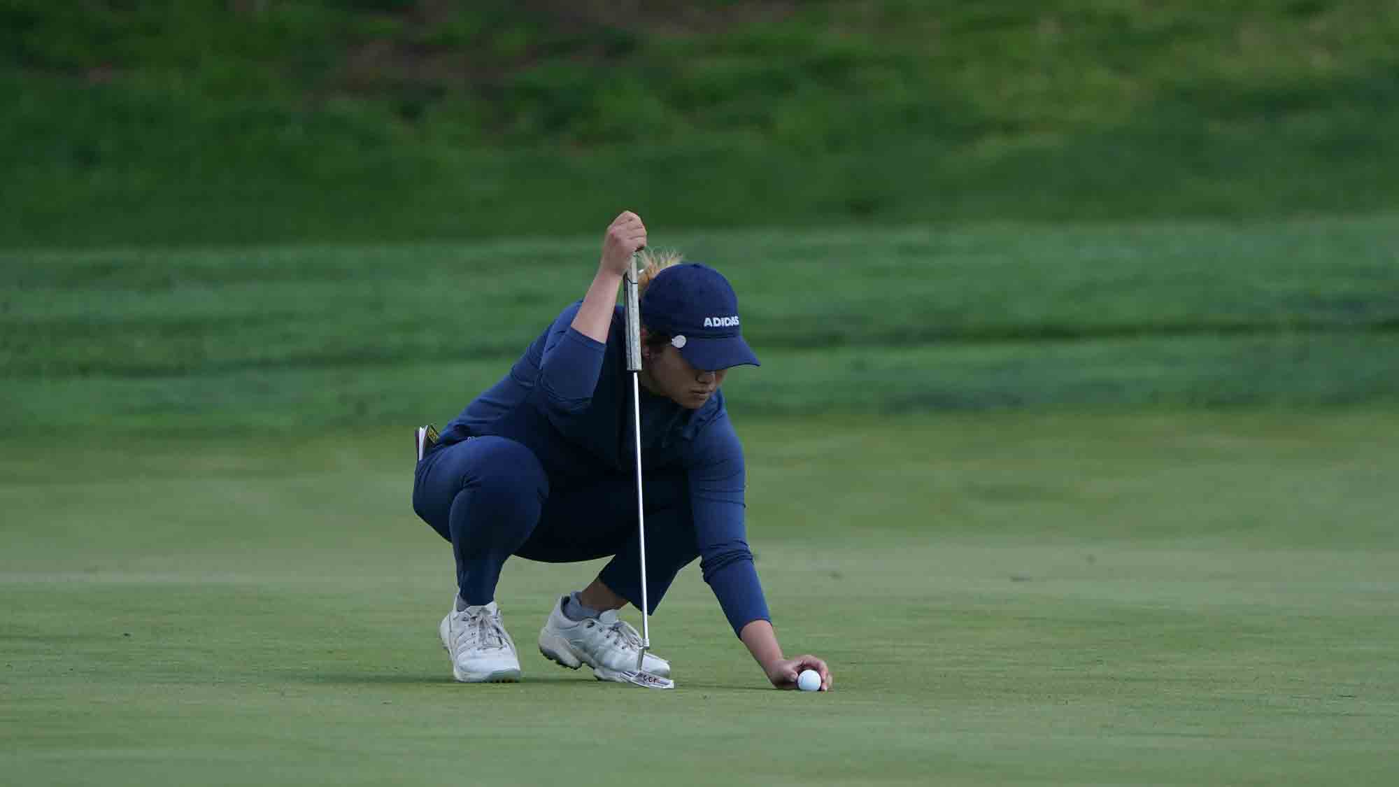 Natasha Andrea Oon during the second round of the IOA Championship