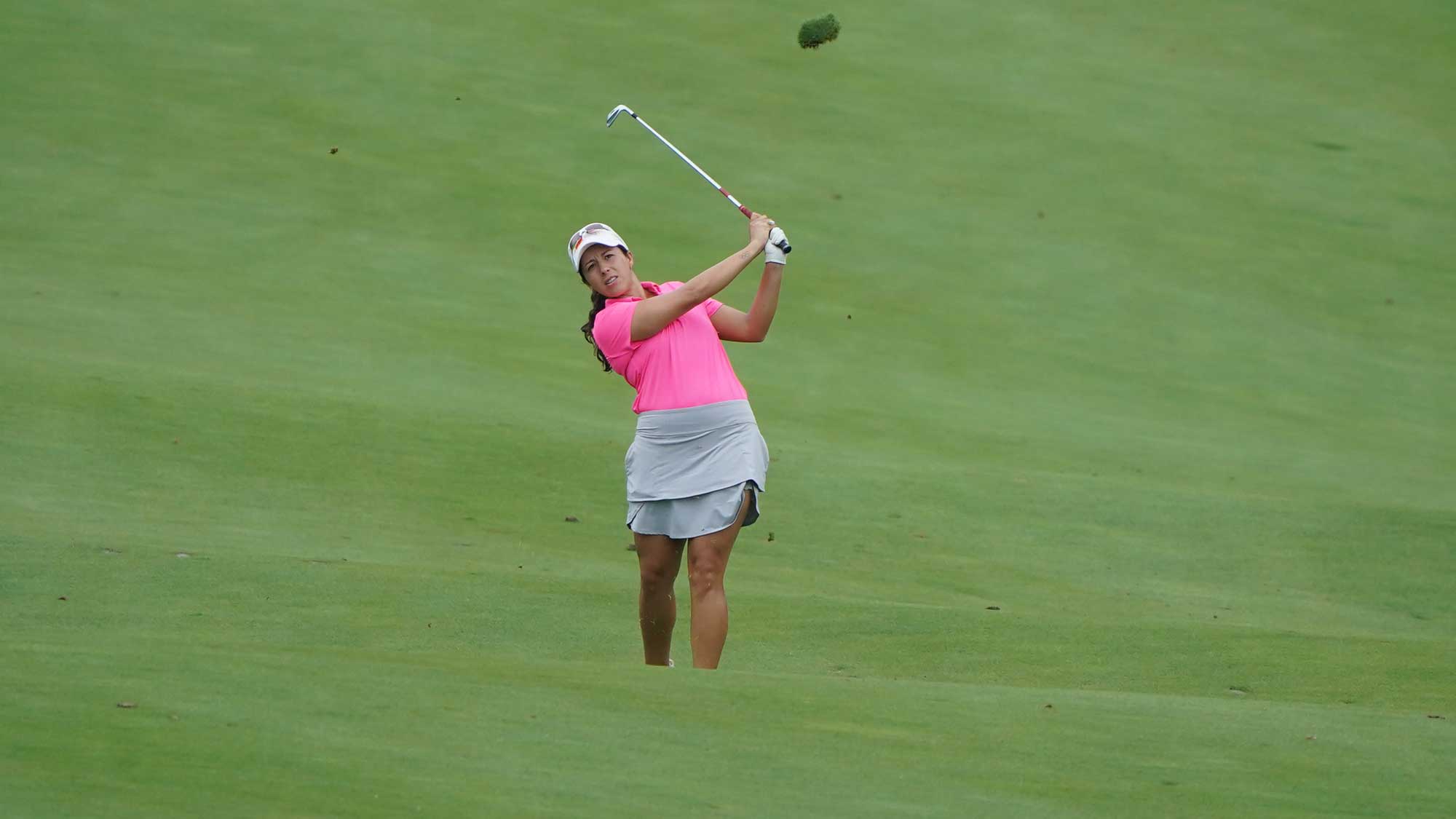 Daniela Darquea during the opening rounds of the French Lick Charity Classic