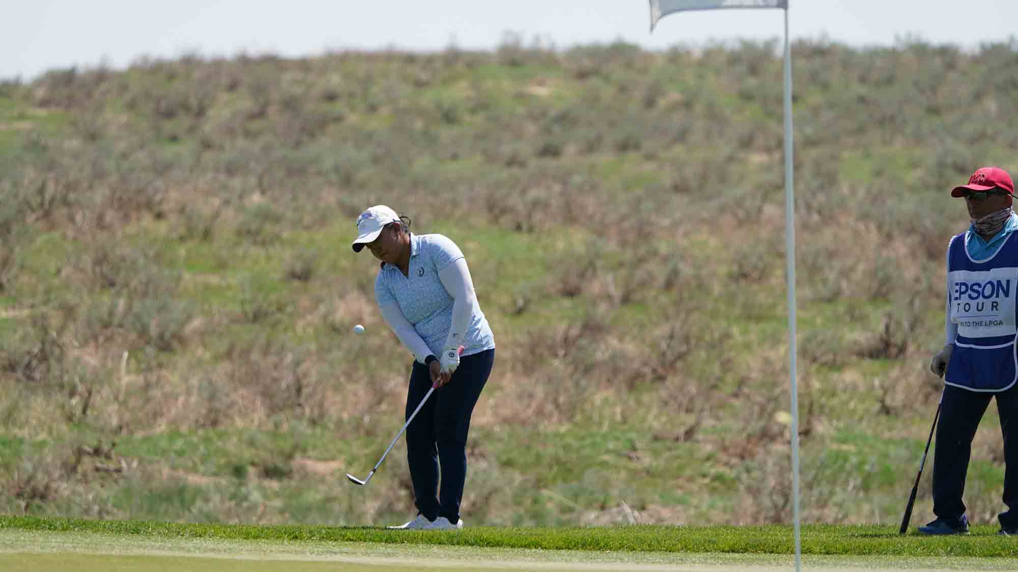 Mariel Galdiano during the opening round of the Garden City Charity Classic at Buffalo Dunes