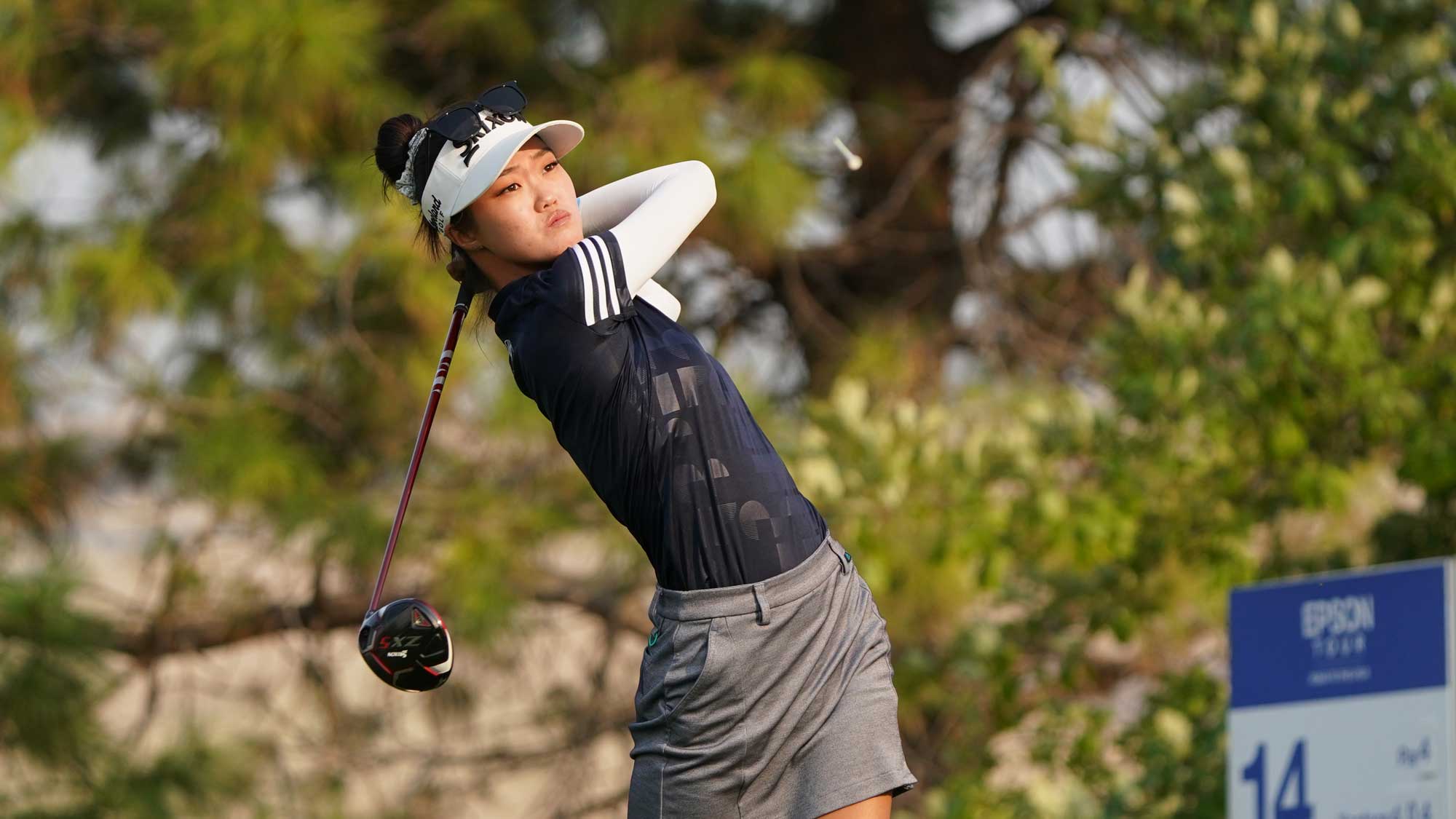 Grace Kim during the second round of the Wildhorse Ladies Golf Classic