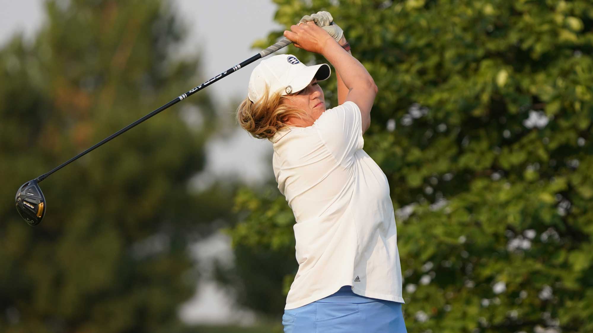 Laura Wearn during the second round of the Wildhorse Ladies Golf Classic