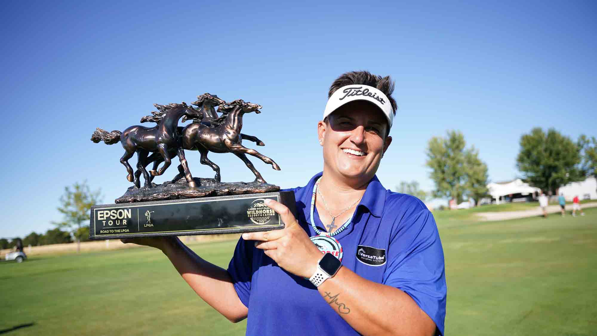 Daniela Iacobelli during the final round of the Wildhorse Ladies Golf Classic