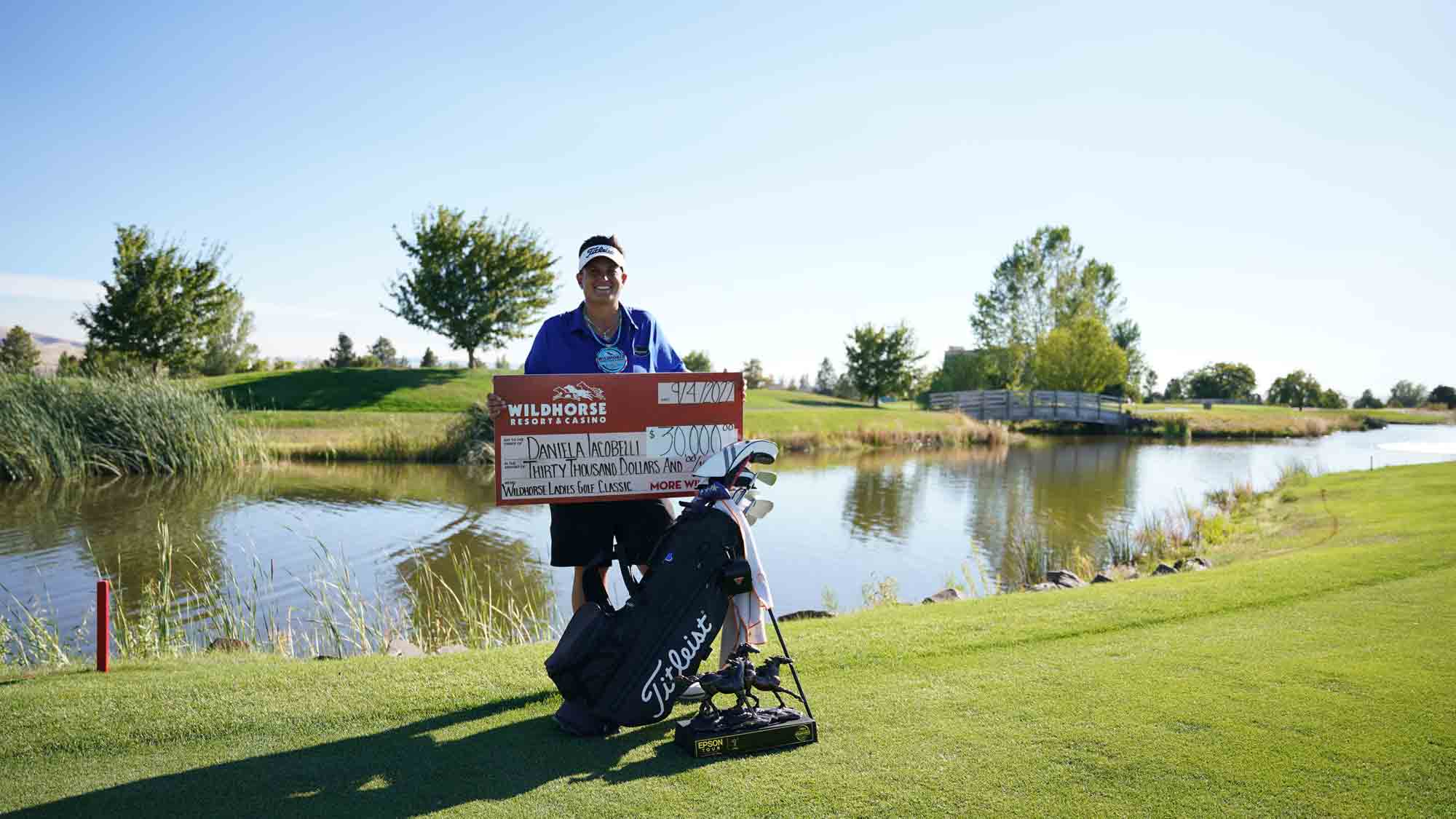 Daniela Iacobelli during the final round of the Wildhorse Ladies Golf Classic