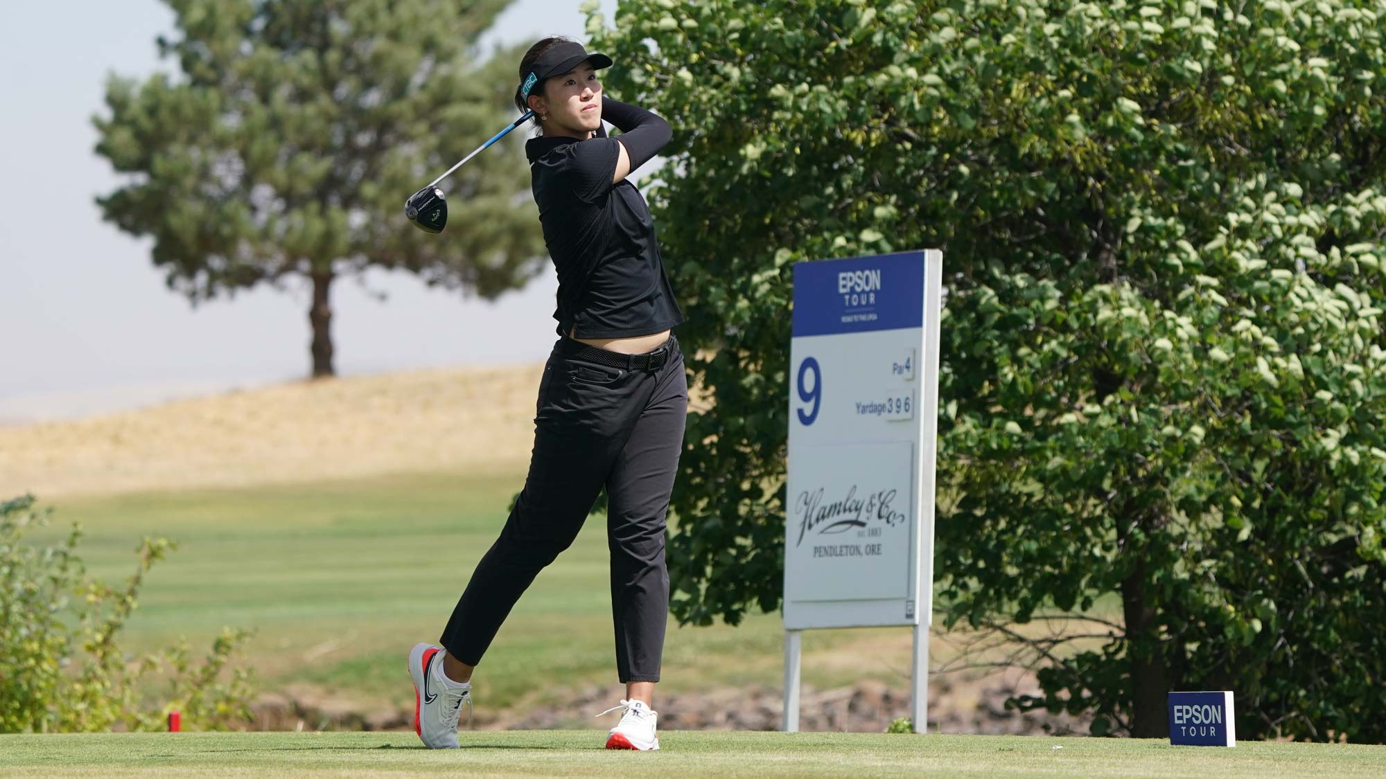 Xiaowen Yin during the opening round of the 2023 Wildhorse Ladies Golf Classic