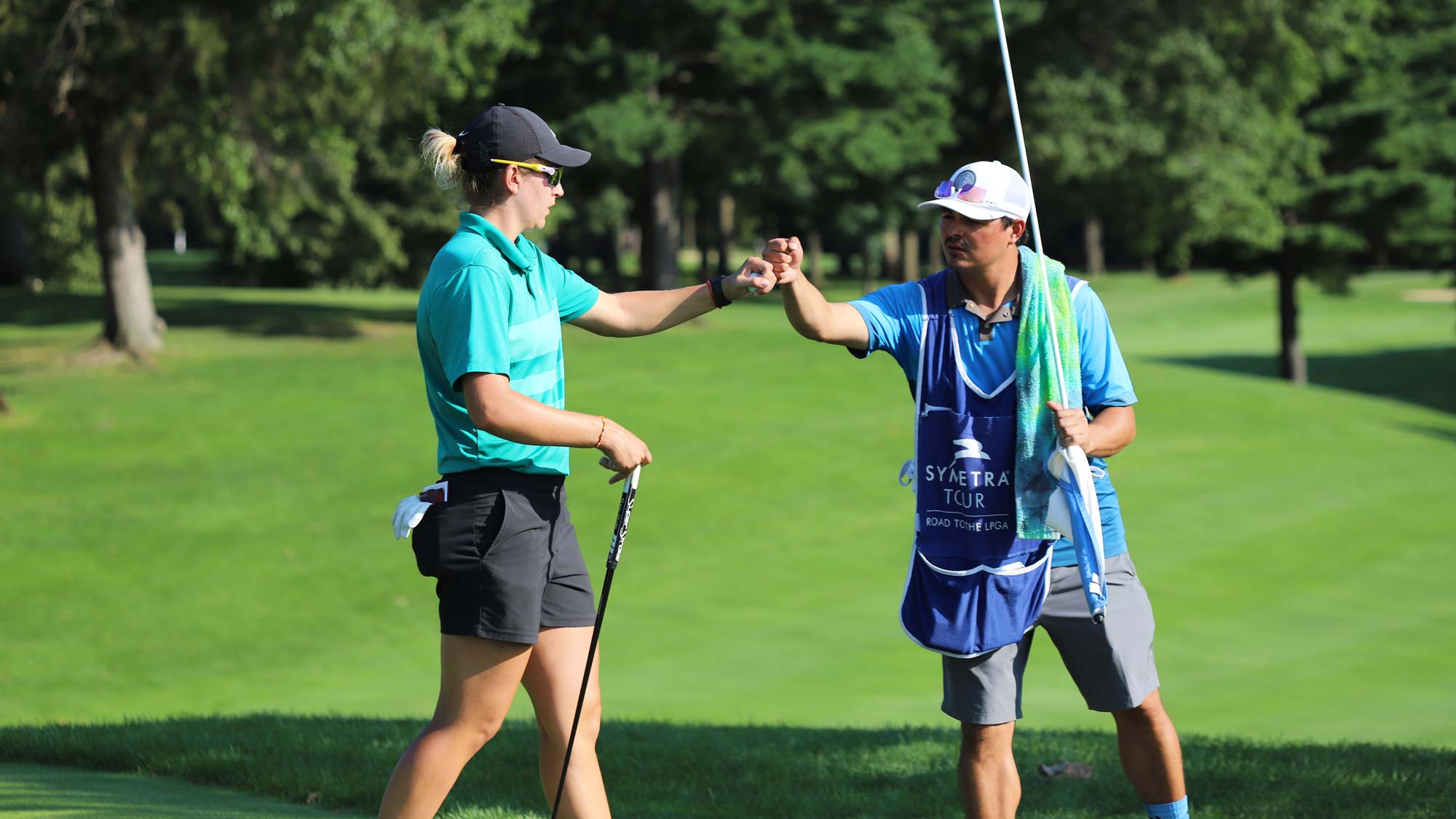 Gigi Stoll during the opening round of the 2021 Four Winds Invitational
