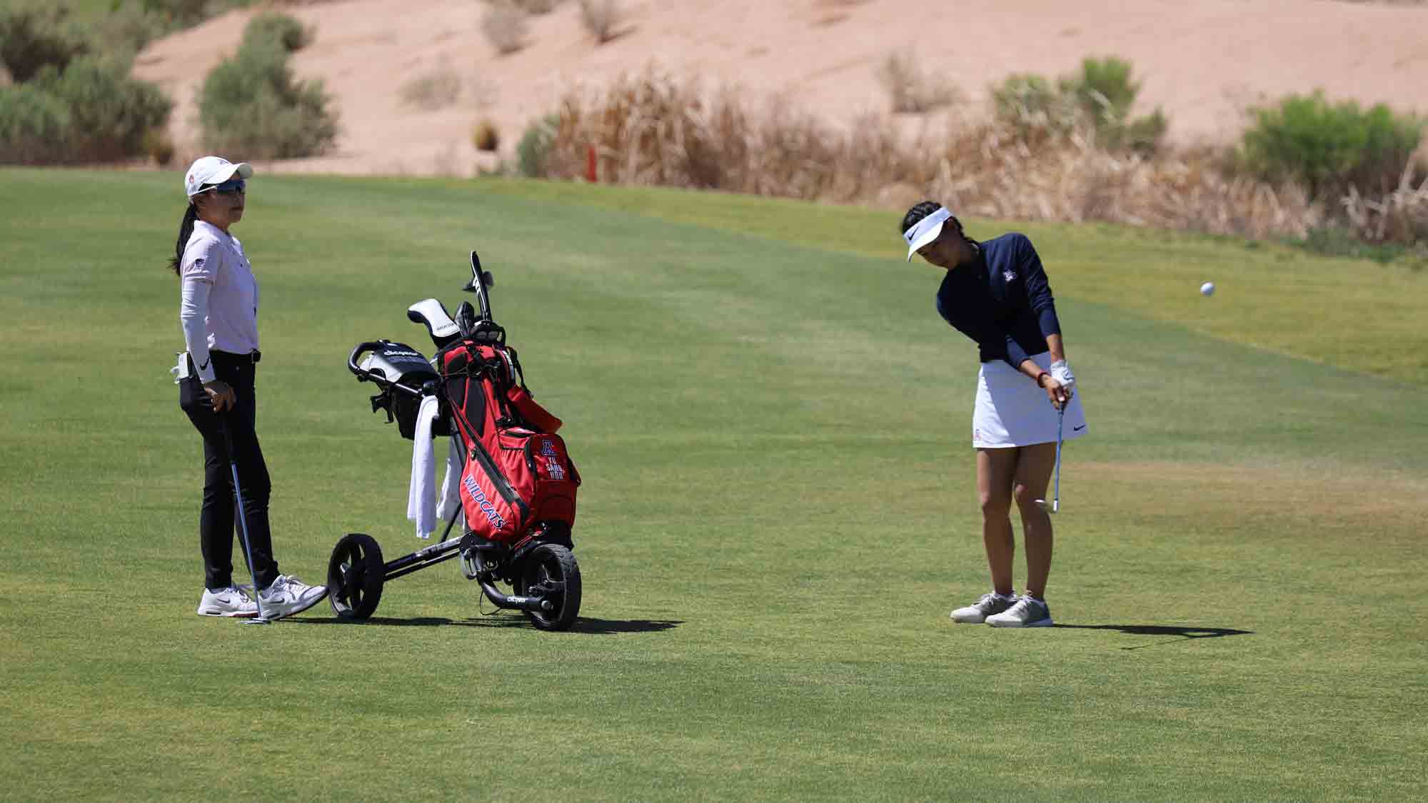 Yu-Sang and Yu-Chiang Hou ahead of the Casino Del Sol Golf Classic at Sewailo Golf Club