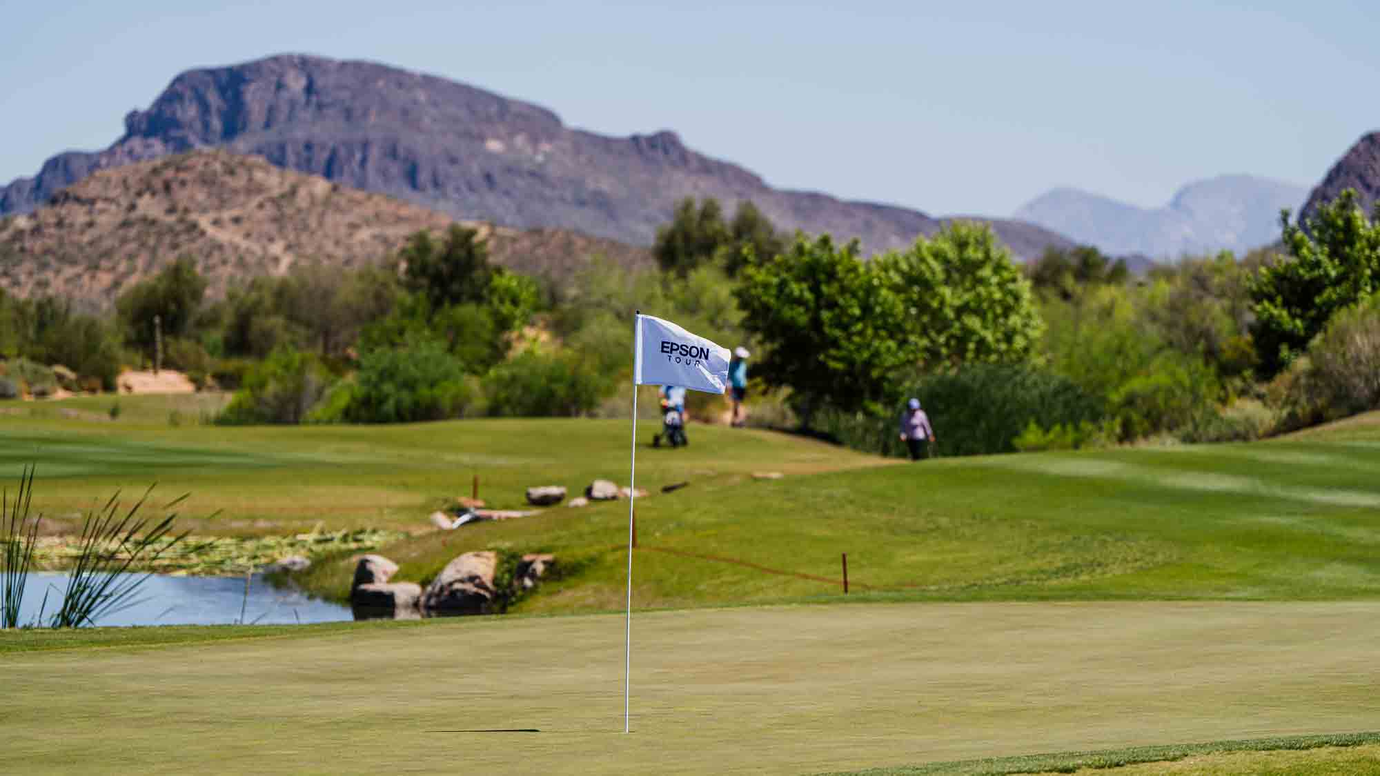 General view during the opening round of the Casino Del Sol Golf Classic