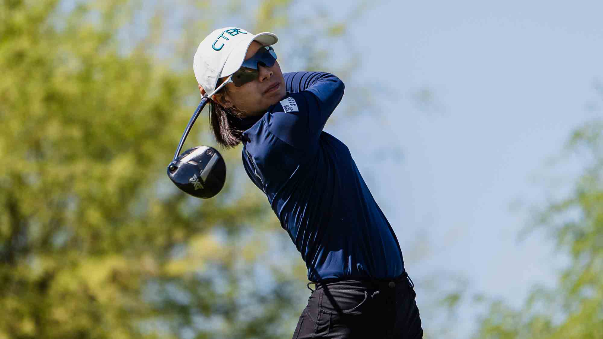 Yu-Sang Hou during the opening round of the Casino Del Sol Golf Classic