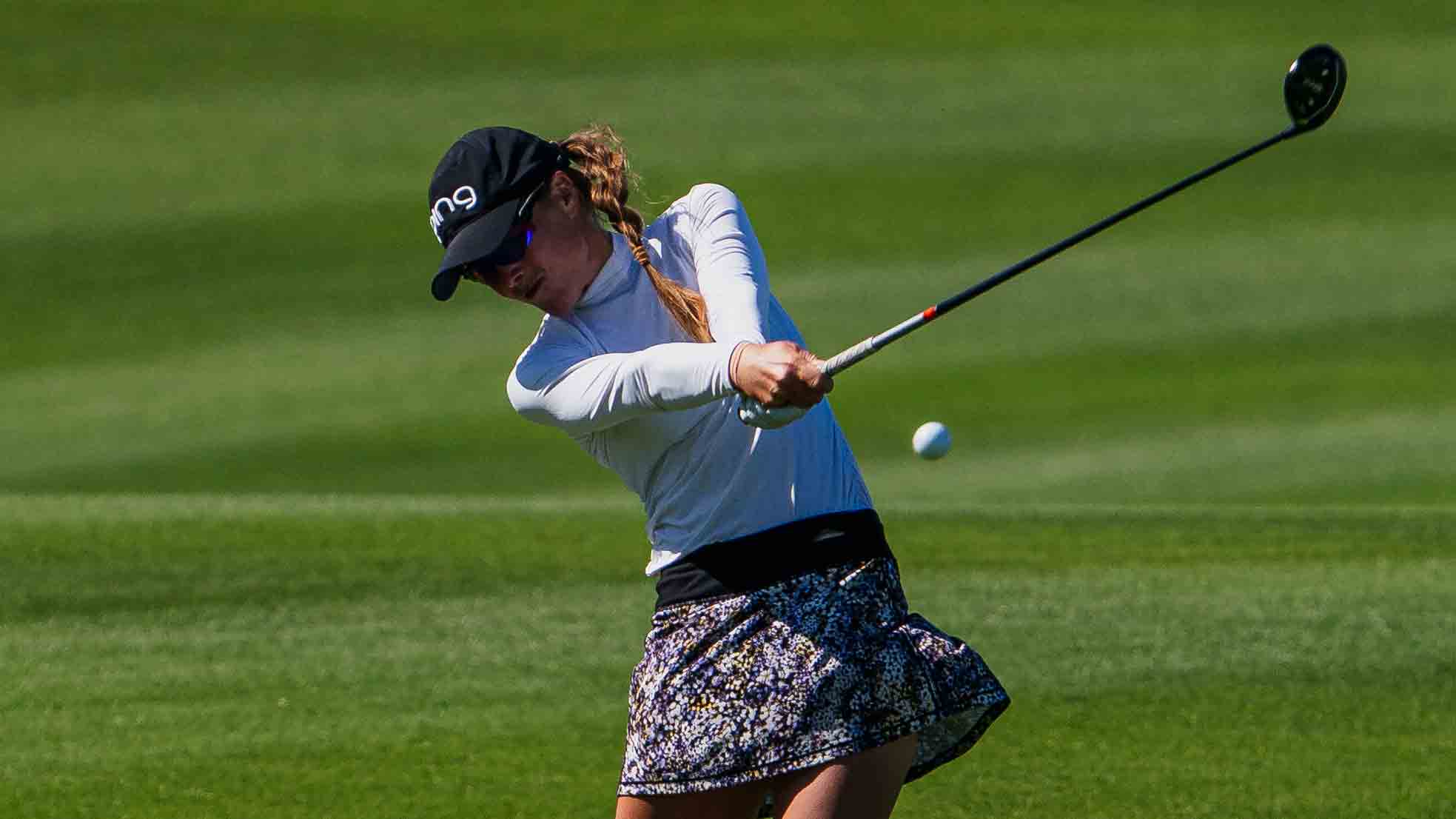Maddie McCrary during the opening round of the Casino Del Sol Golf Classic