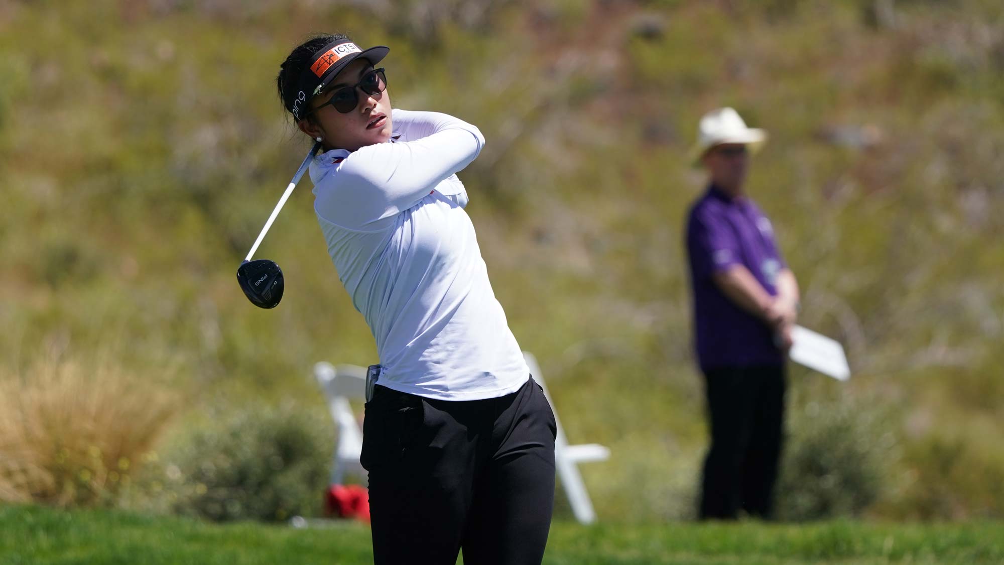 Bianca Pagdanganan during the final round of the 2023 Copper Rock Championship