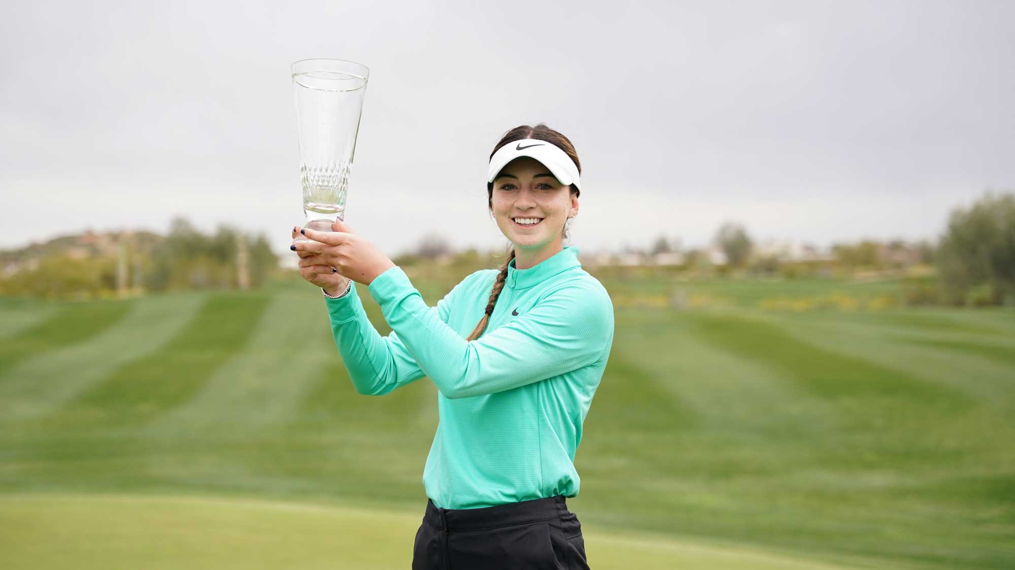 Gabriela Ruffels during the final round of the  Carlisle Arizona Women's Golf Classic