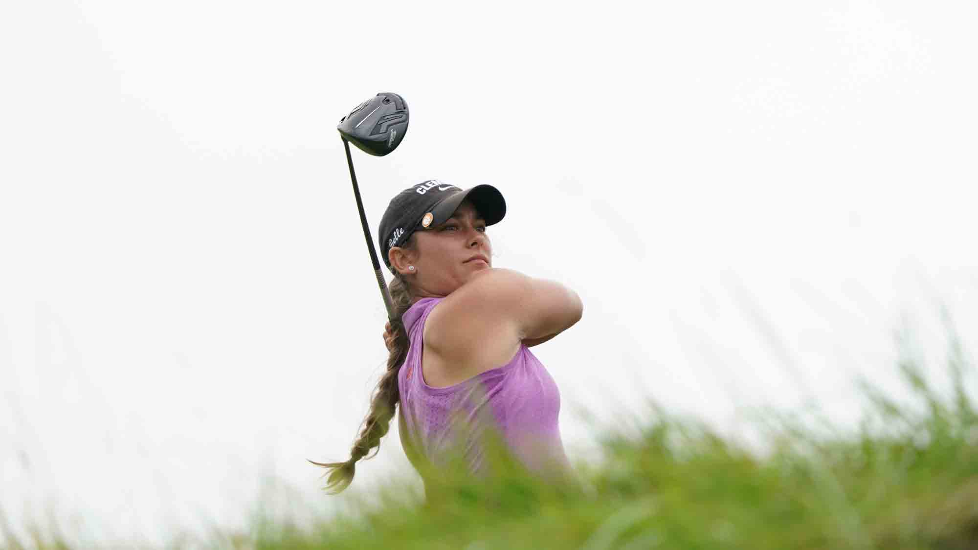 Annabelle Pancake during the opening rounds of the French Lick Charity Classic